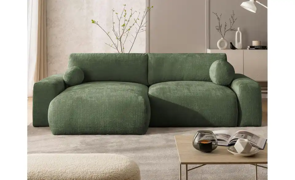 S-STYLE Ecksofa Puffy mit Schlaffunktion, in Wohnsituation