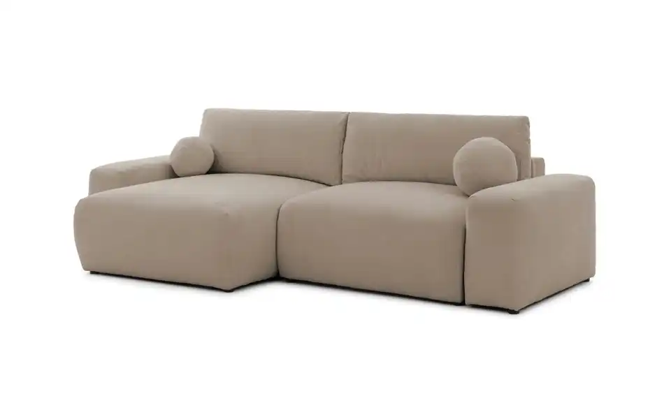 S-STYLE Ecksofa Puffy mit Schlaffunktion, Perspektive
