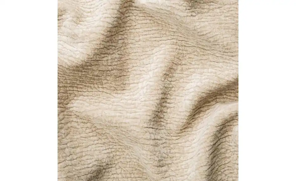 S-STYLE Ecksofa Puffy mit Schlaffunktion, Stoffstruktur