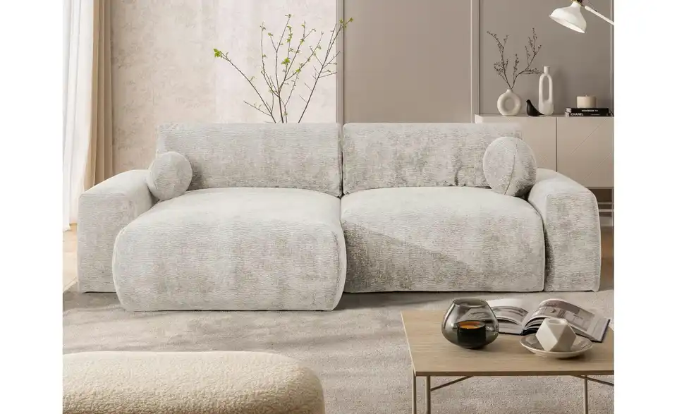 S-STYLE Ecksofa Puffy mit Schlaffunktion, in Wohnsituation