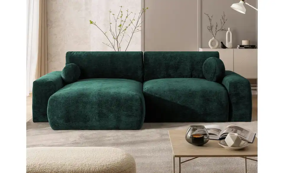 S-STYLE Ecksofa Puffy mit Schlaffunktion, in Wohnsituation