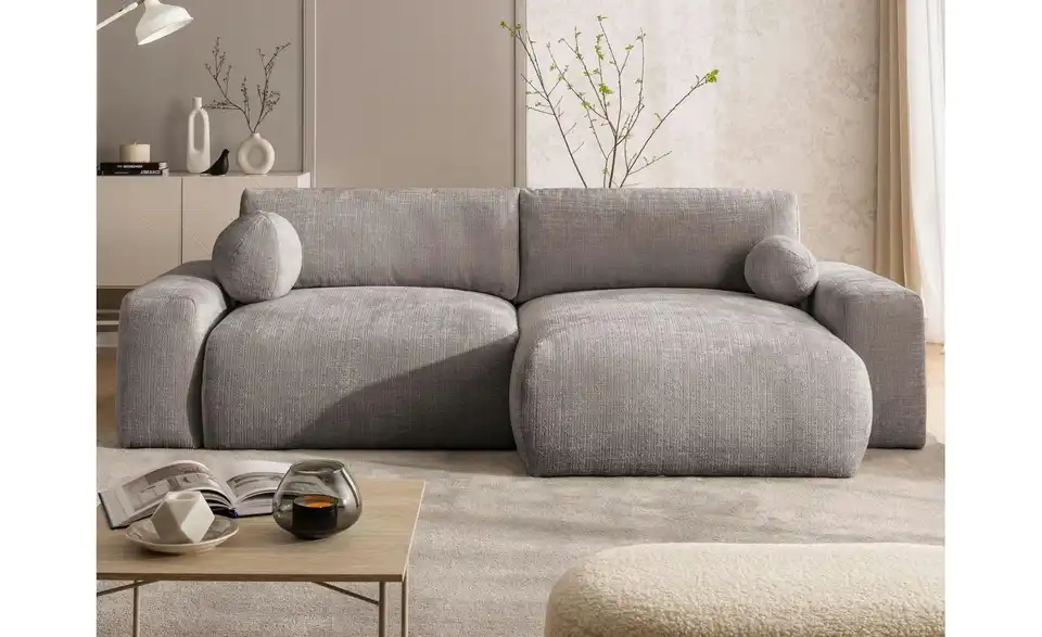 S-STYLE Ecksofa Puffy mit Schlaffunktion, in Wohnsituation