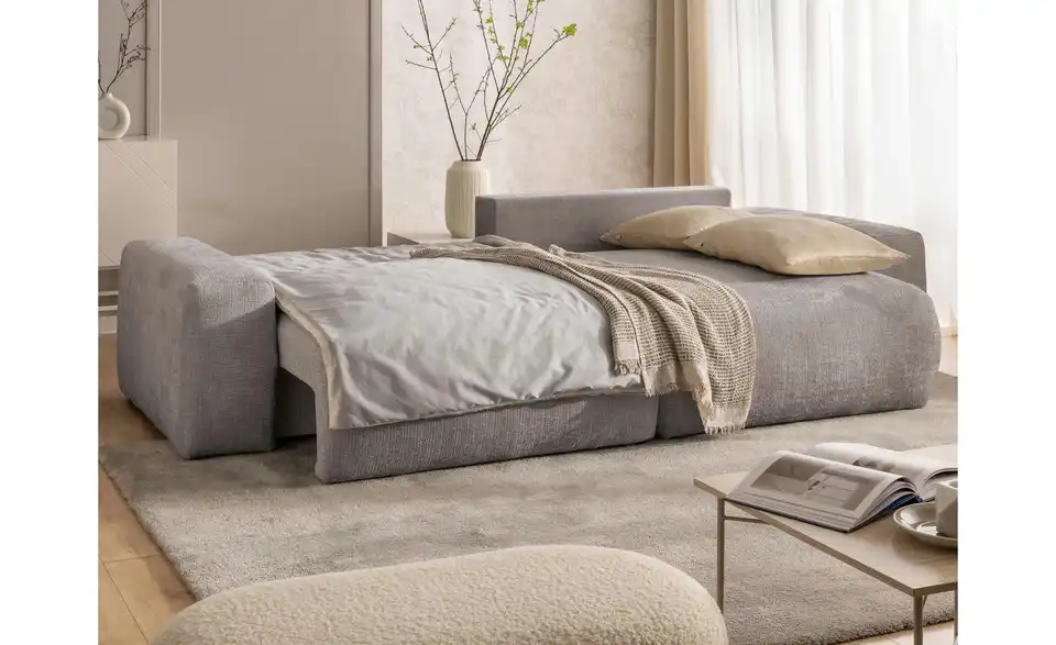 S-STYLE Ecksofa Puffy mit Schlaffunktion, Funktionsansicht