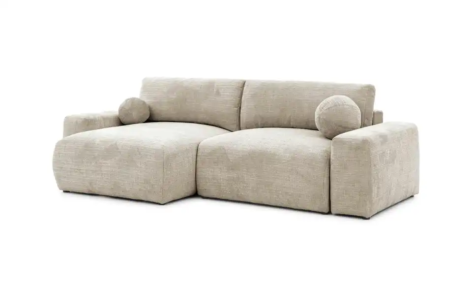 S-STYLE Ecksofa Puffy mit Schlaffunktion, Perspektive