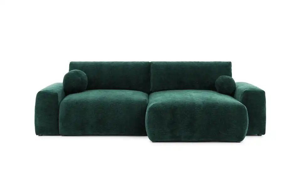 S-STYLE Ecksofa Puffy mit Schlaffunktion, Frontansicht