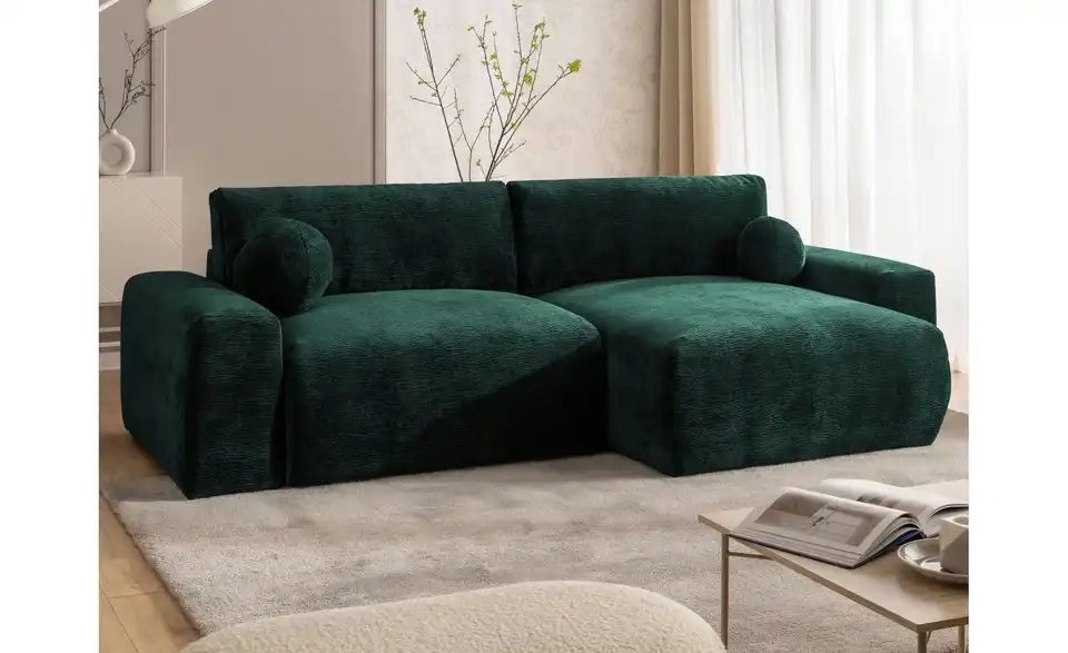 S-STYLE Ecksofa Puffy mit Schlaffunktion, in Wohnsituation