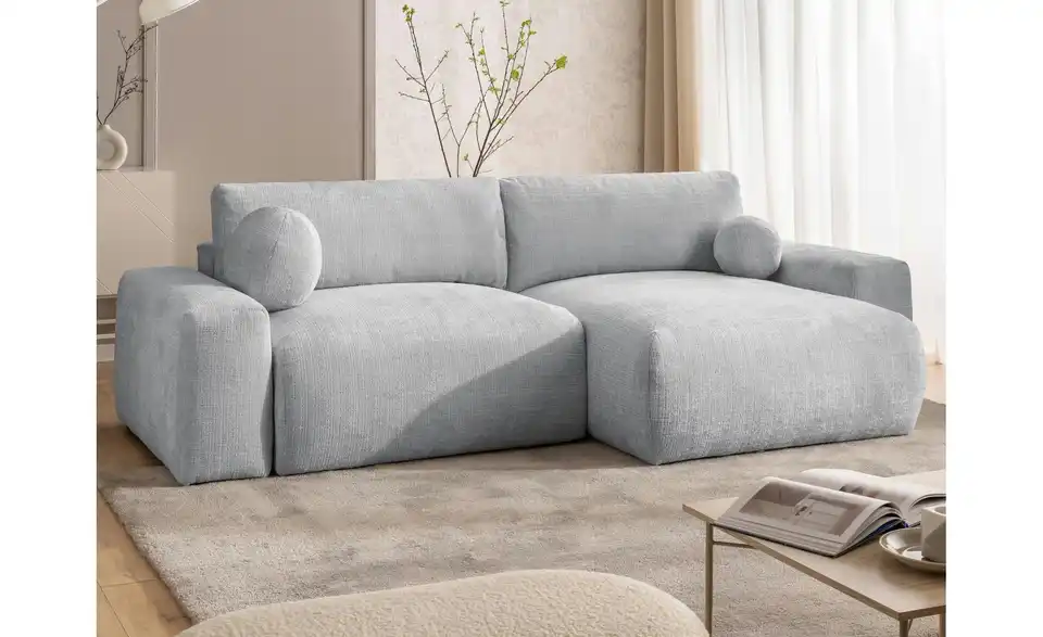 S-STYLE Ecksofa Puffy mit Schlaffunktion, in Wohnsituation