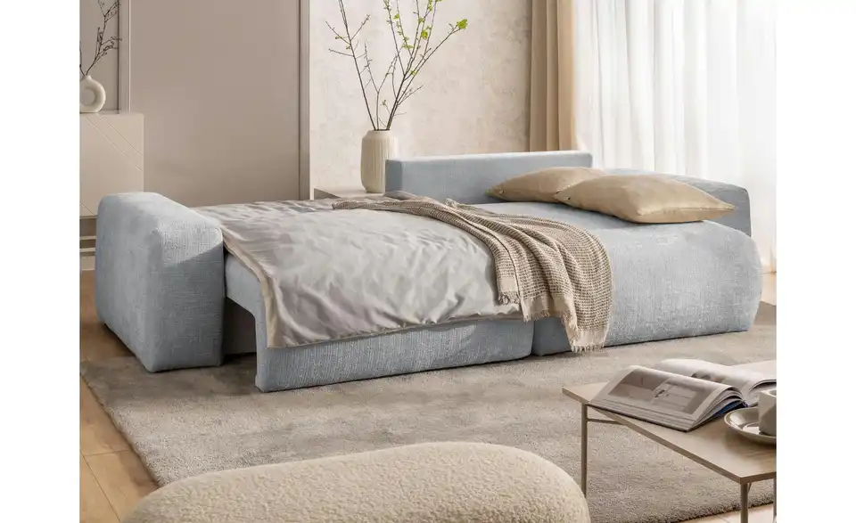 S-STYLE Ecksofa Puffy mit Schlaffunktion, Funktionsansicht