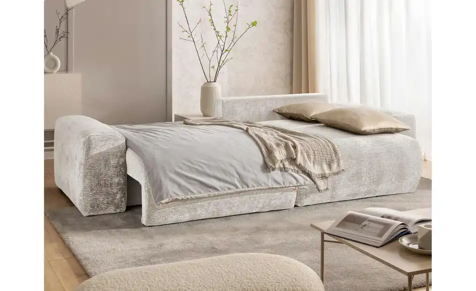 S-STYLE Ecksofa Puffy mit Schlaffunktion, Funktionsansicht