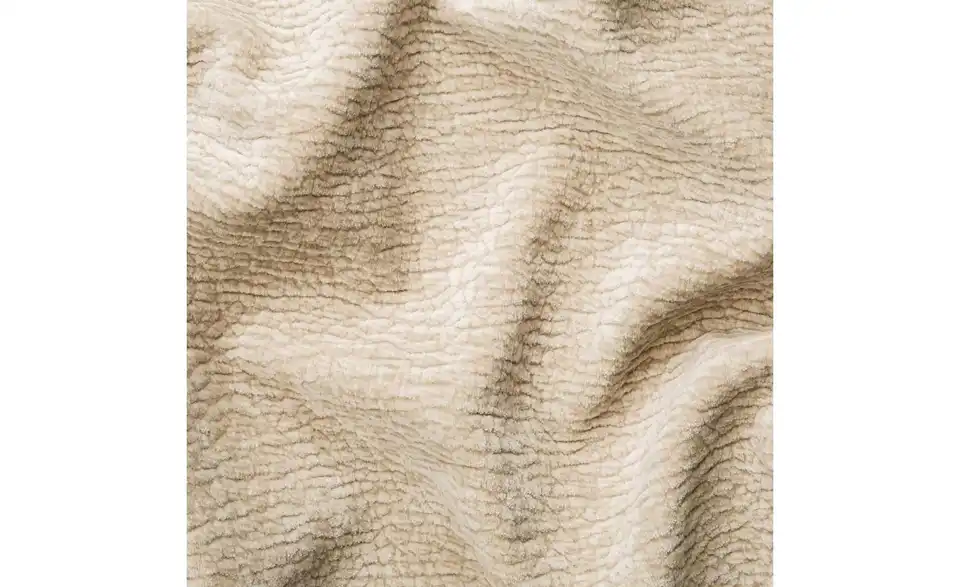 S-STYLE Ecksofa Puffy mit Schlaffunktion, Stoffstruktur