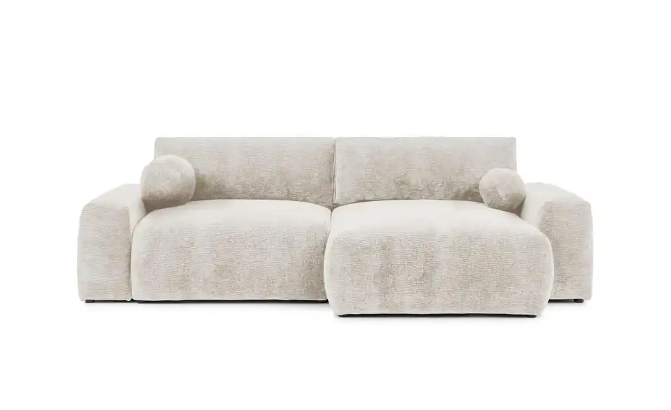 S-STYLE Ecksofa Puffy mit Schlaffunktion, Frontansicht