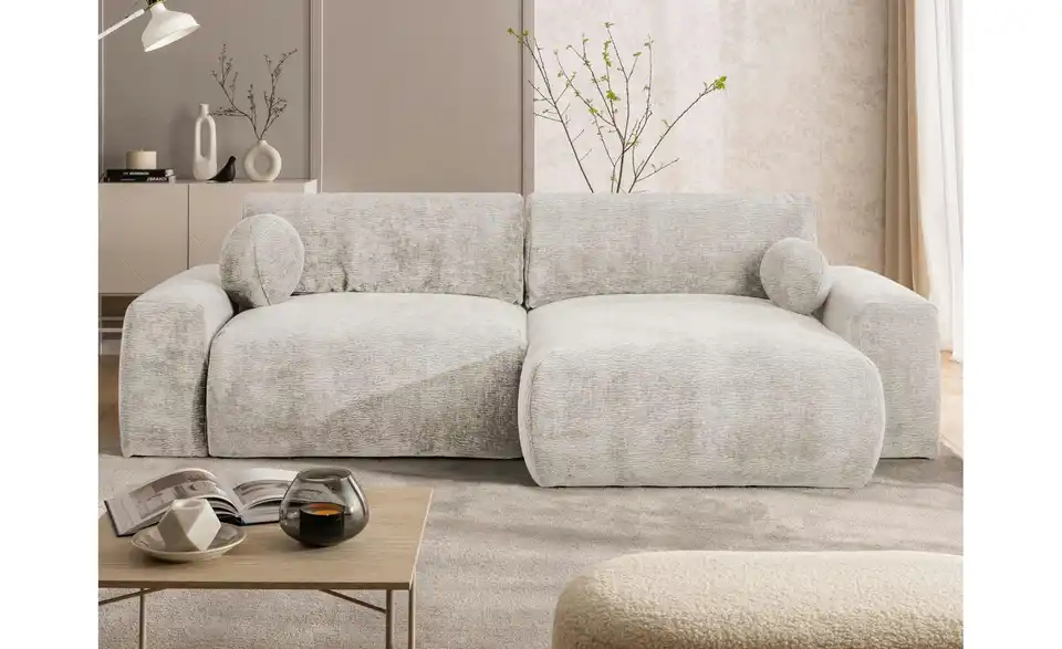 S-STYLE Ecksofa Puffy mit Schlaffunktion, in Wohnsituation