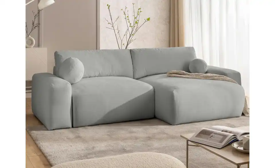 S-STYLE Ecksofa Puffy mit Schlaffunktion, in Wohnsituation