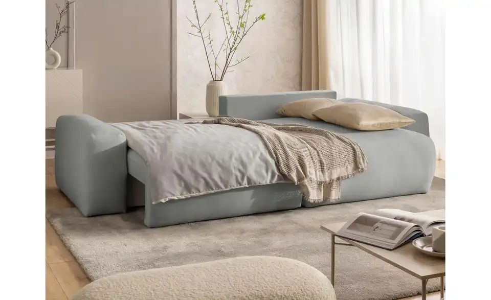 S-STYLE Ecksofa Puffy mit Schlaffunktion, Funktionsansicht