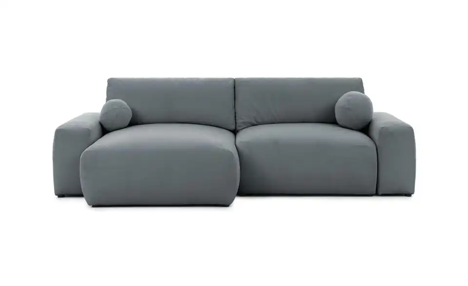 S-STYLE Ecksofa Puffy mit Schlaffunktion, Frontansicht