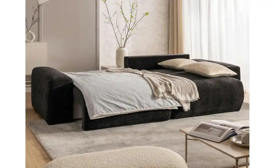 S-STYLE Ecksofa Puffy mit Schlaffunktion, Funktionsansicht