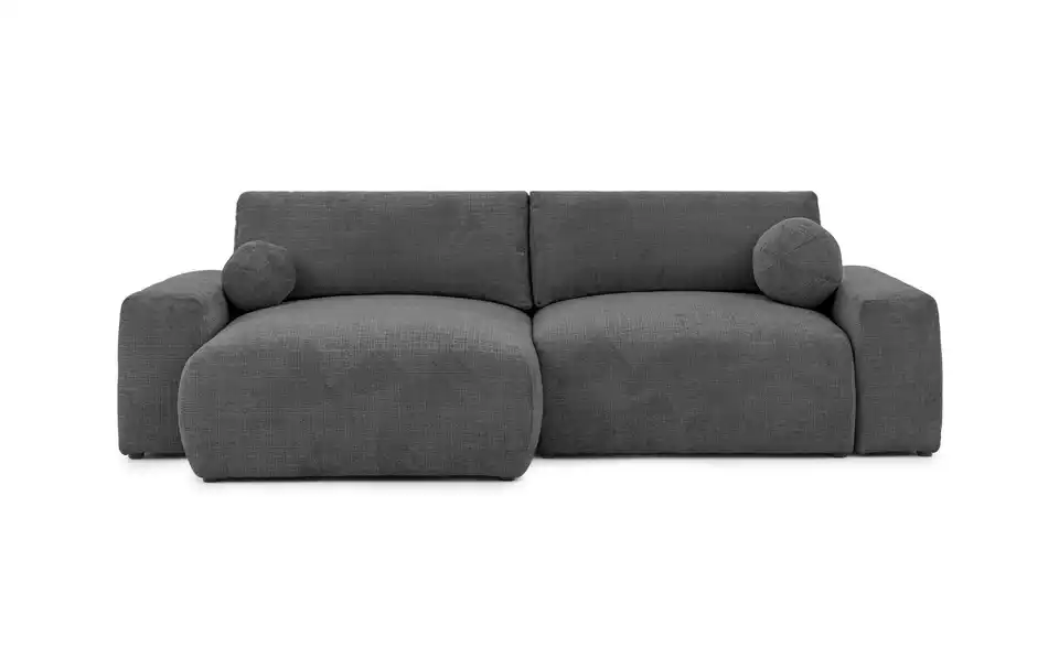 S-STYLE Ecksofa Puffy mit Schlaffunktion, Frontansicht