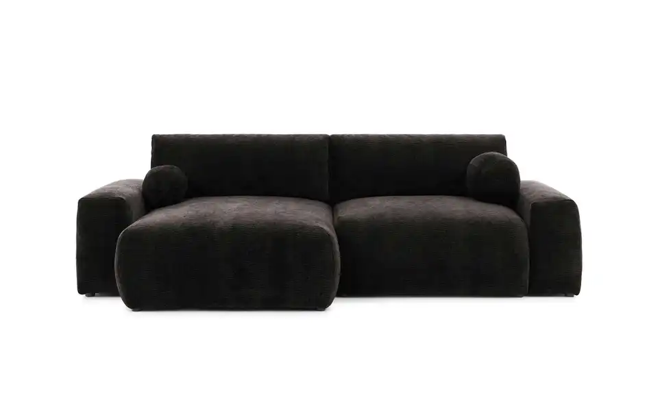 S-STYLE Ecksofa Puffy mit Schlaffunktion, Frontansicht
