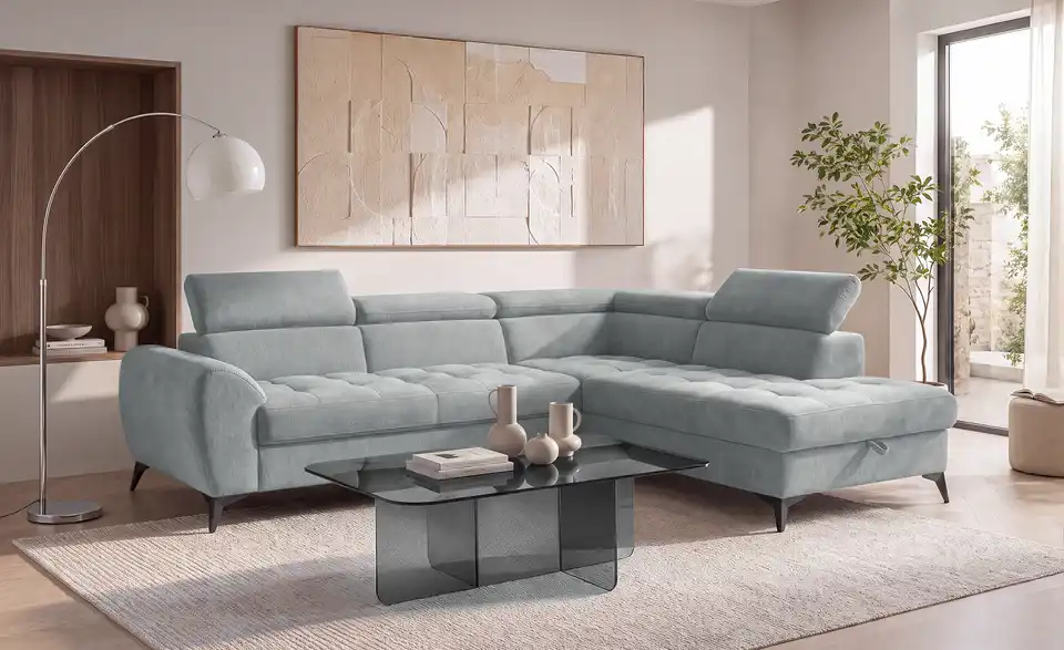 switch Ecksofa Deen mit Schlaffunktion, in Wohnsituation