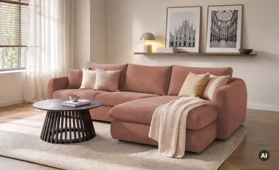 switch Ecksofa Anika, in Wohnsituation