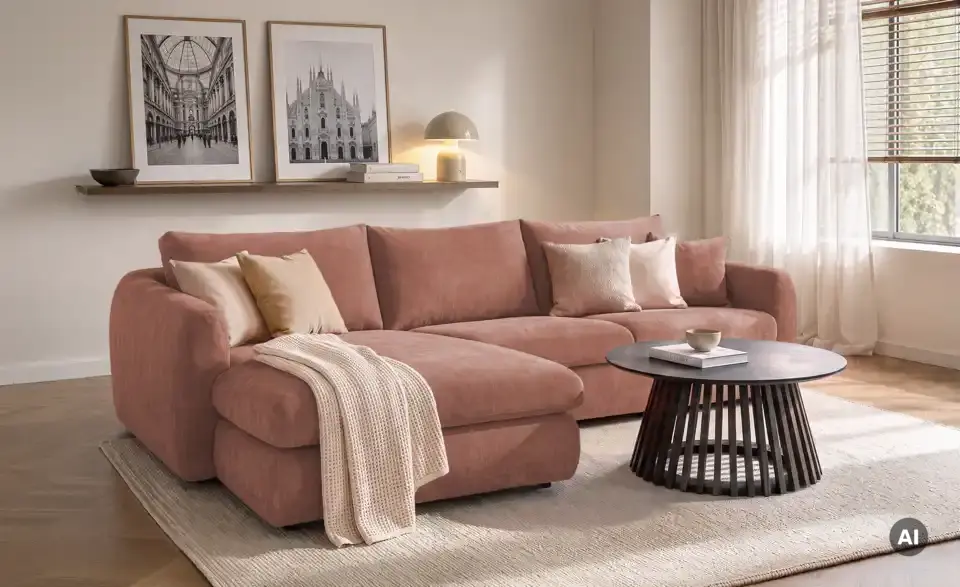 switch Ecksofa Anika, in Wohnsituation