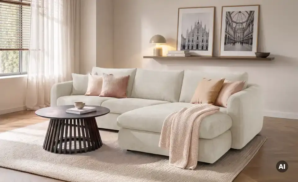 switch Ecksofa Anika, in Wohnsituation
