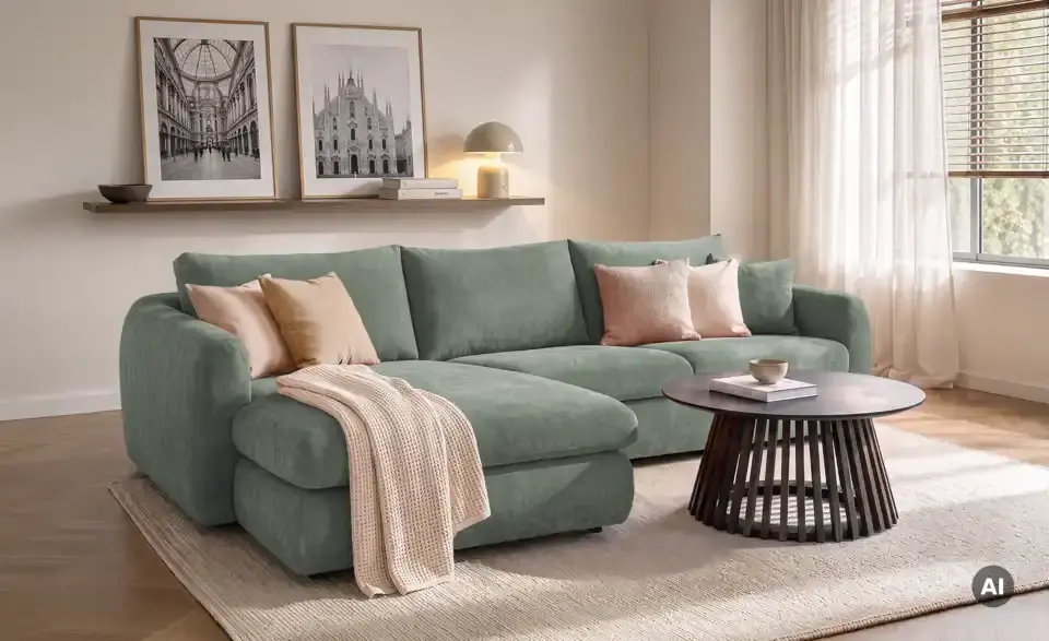 switch Ecksofa Anika, in Wohnsituation