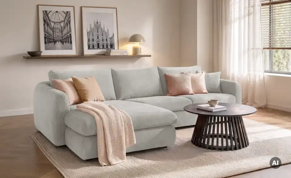 switch Ecksofa Anika, in Wohnsituation