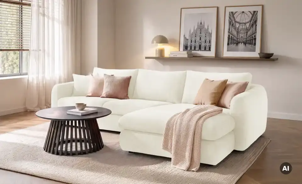 switch Ecksofa Anika, in Wohnsituation