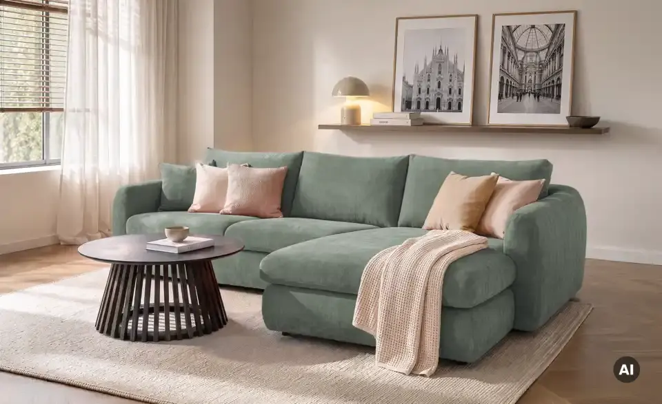 switch Ecksofa Anika, in Wohnsituation