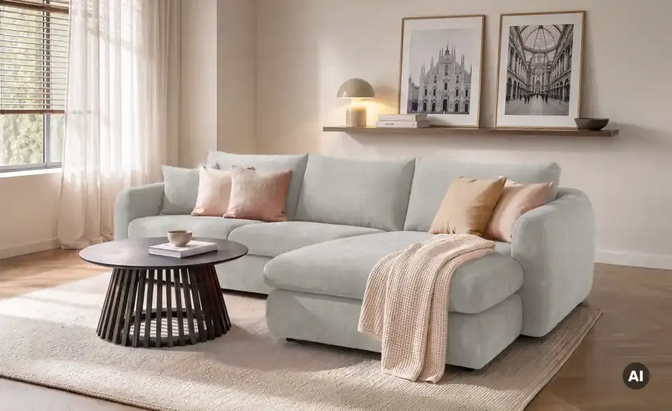 switch Ecksofa Anika, in Wohnsituation