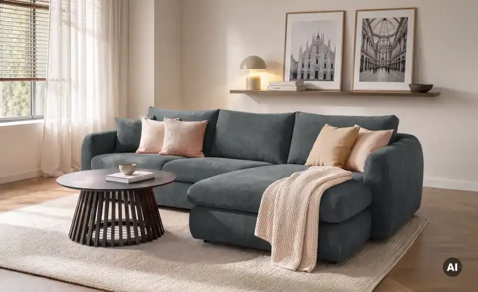 switch Ecksofa Anika, in Wohnsituation