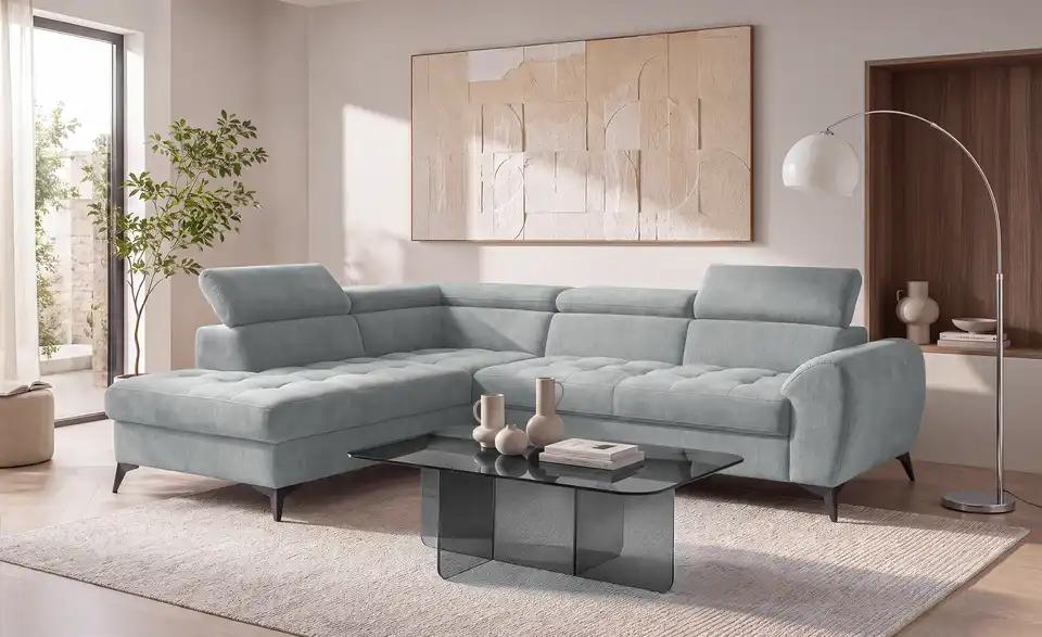switch Ecksofa Deen mit Schlaffunktion, in Wohnsituation