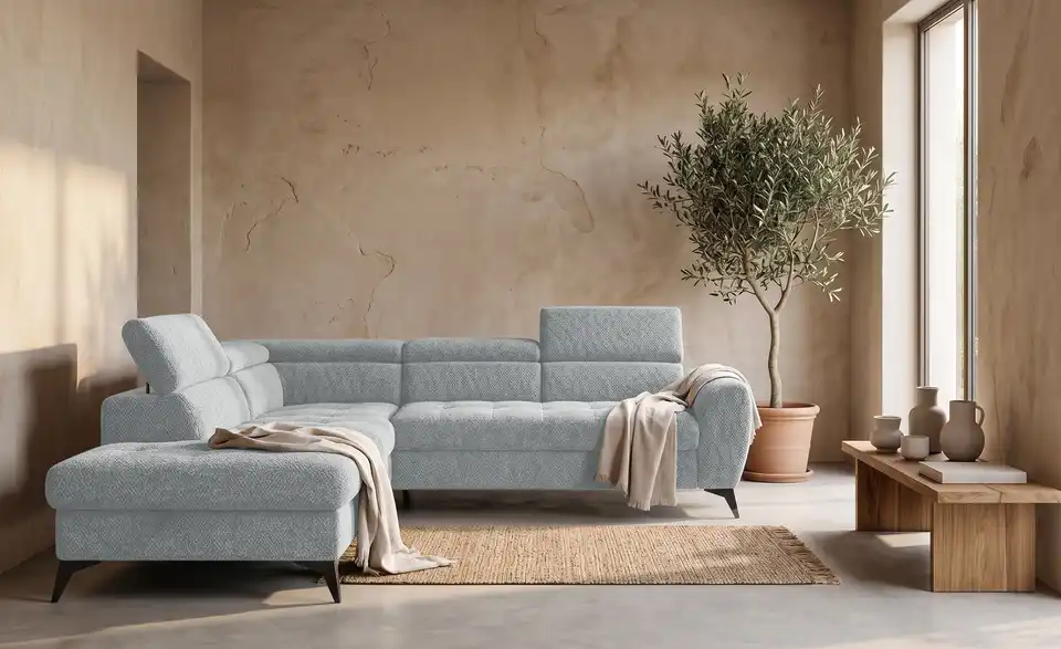 switch Ecksofa Deen mit Schlaffunktion, in Wohnsituation