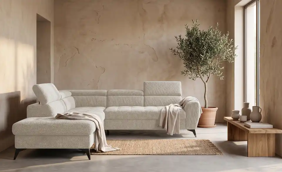 switch Ecksofa Deen mit Schlaffunktion, in Wohnsituation