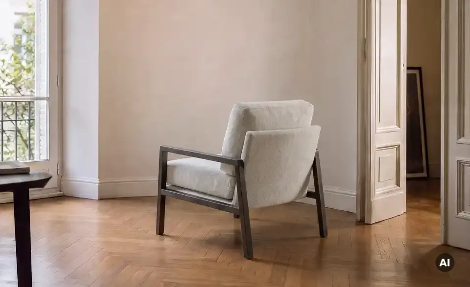 Sessel Livia, Rückansicht