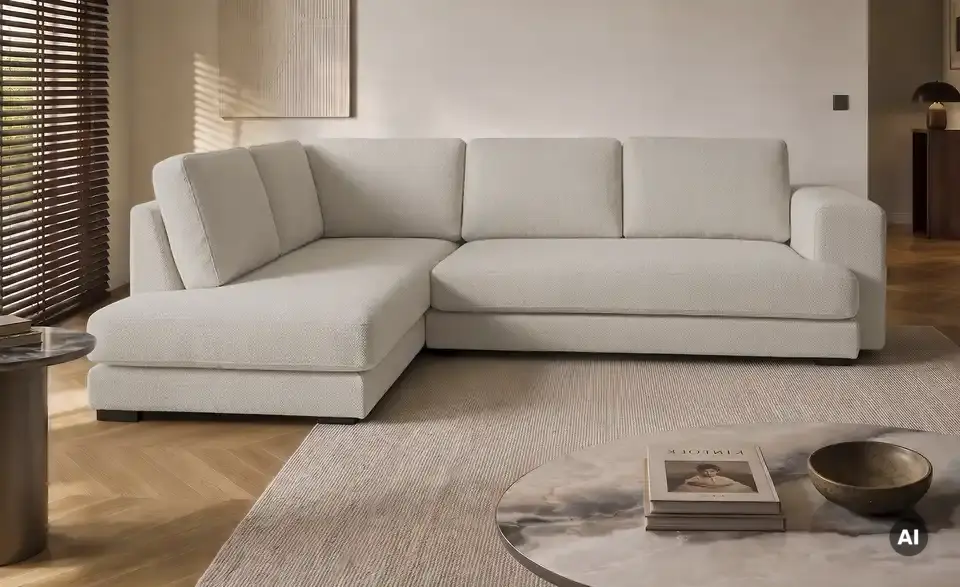 Ecksofa Alva, in Wohnsituation