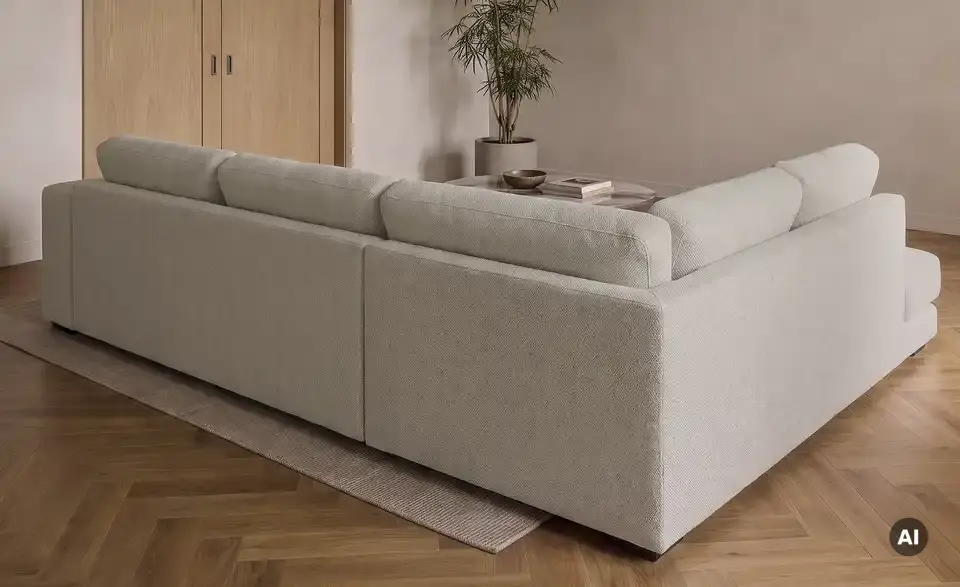Ecksofa Alva, Rückansicht