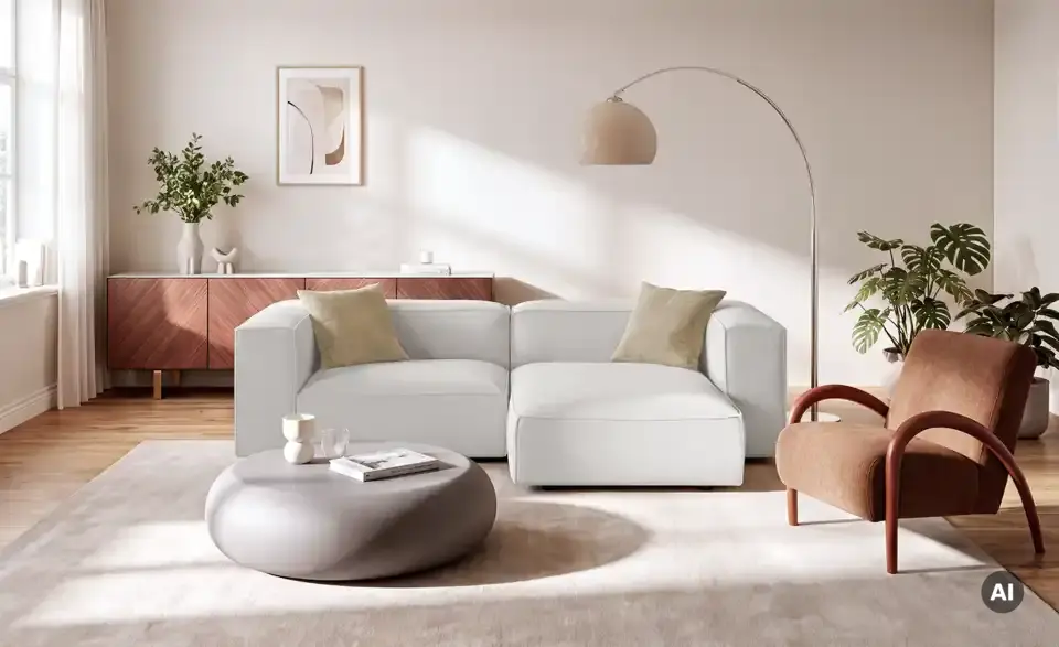 Ecksofa Noé, in Wohnsituation
