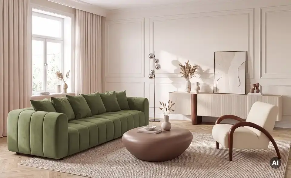 Big Sofa Maila, in Wohnsituation