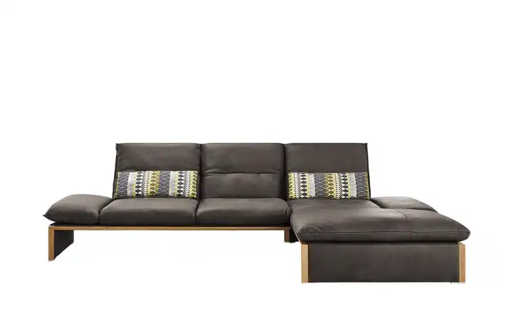 MJKCBD Retro Einzelsofa Schwarz - Ölwachsleder Lounge Sessel