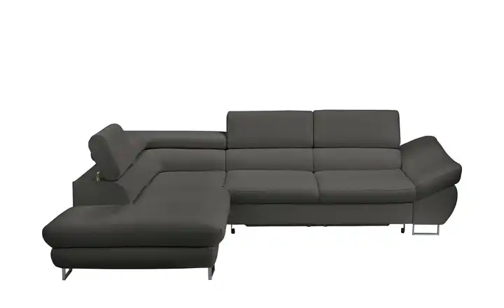 switch Ecksofa anthrazit - Kunstleder Fabio