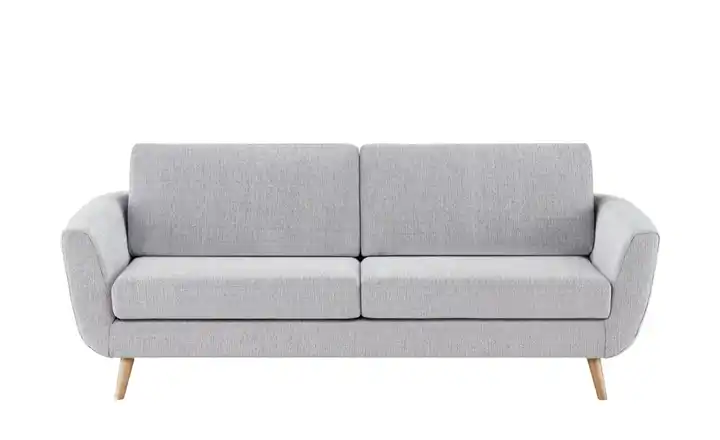 SOHO Sofa grau - Webstoff Smilla 