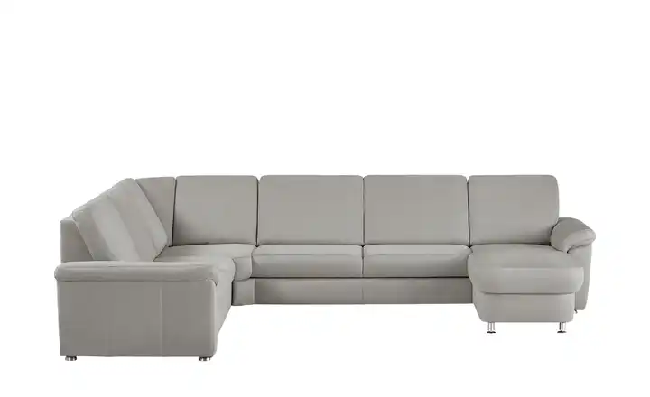 meinSofa Wohnlandschaft grau - Mikrofaser Rita