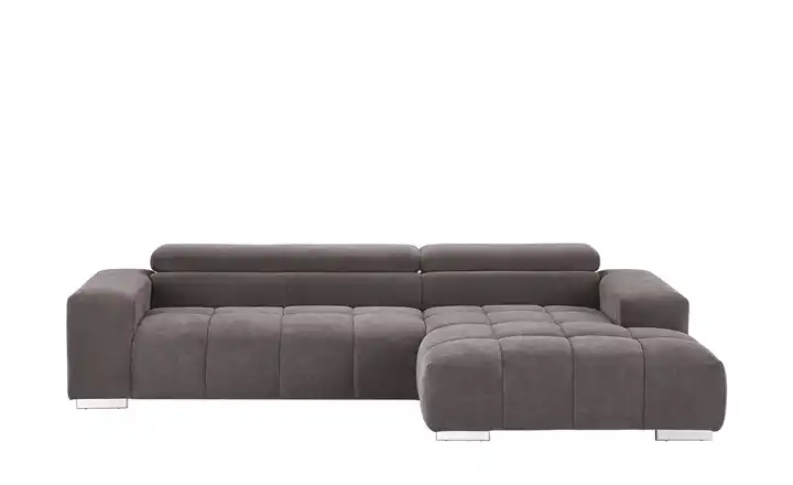 uno Ecksofa taupe - Mikrofaser Origo