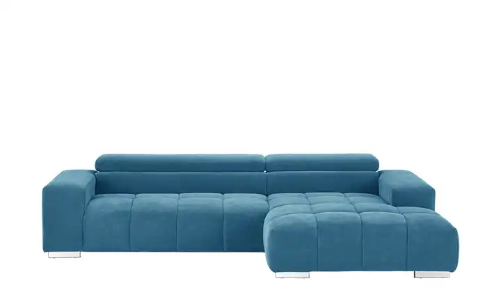 uno Ecksofa blau - Mikrofaser Origo