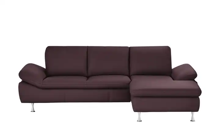 smart Ecksofa bordeaux - Leder Omega