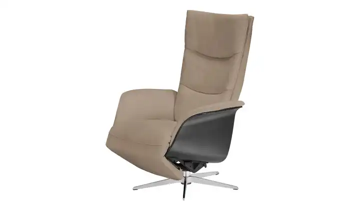 Nils Olsen Relaxsessel beige - Leder Mika