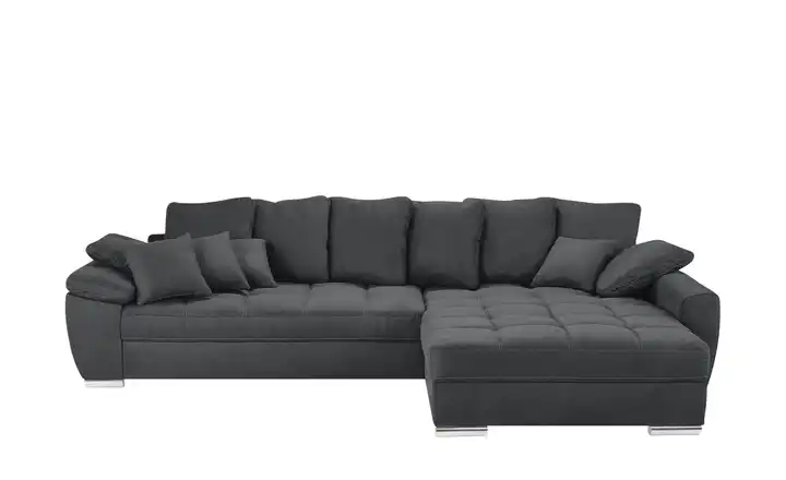 Ecksofa grau - Mikrofaser Farina