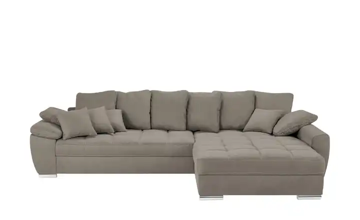 bobb Ecksofa taupe - Mikrofaser Farina